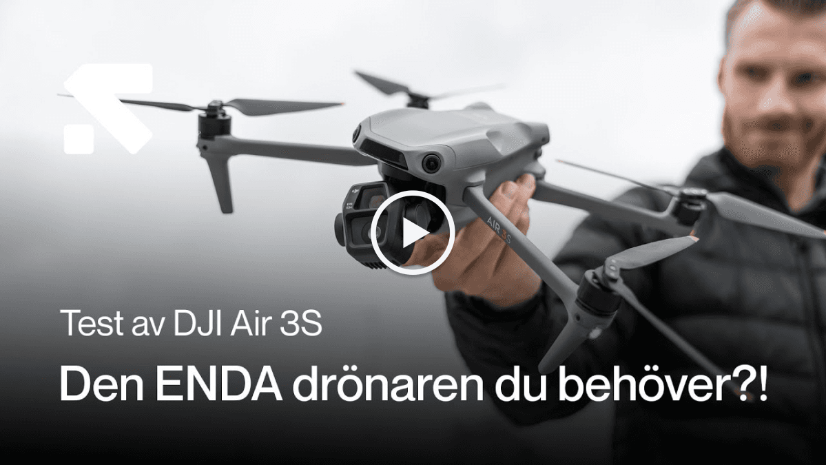  Test av DJI Air 3S | Drönaren för mobila fotografer! 