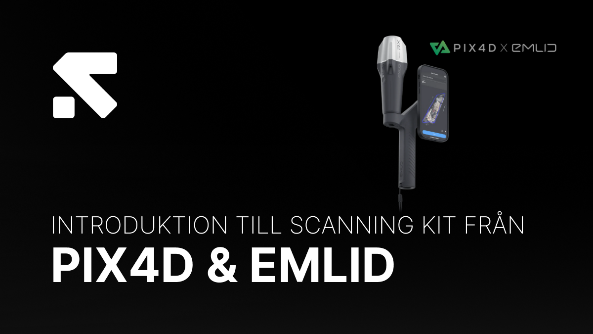 Pix4d och Emlid: Introduktion till scanning kit