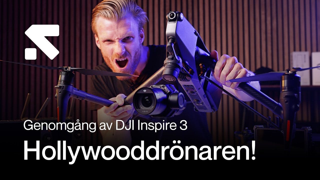 DJI Inspire 3 - Drönaren för professionella videografer!