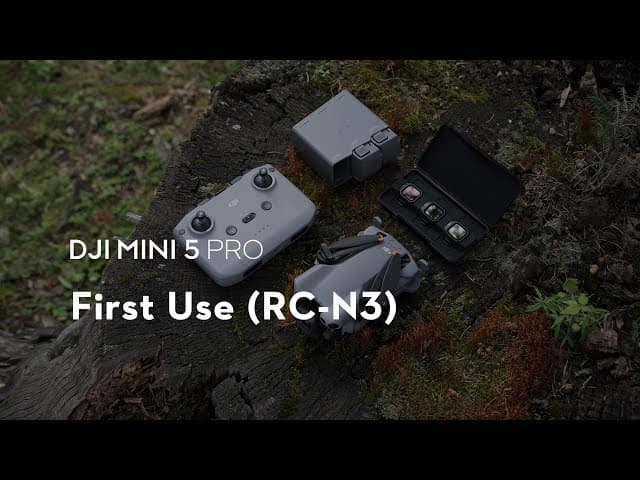 Första användningen med DJI RC-N3