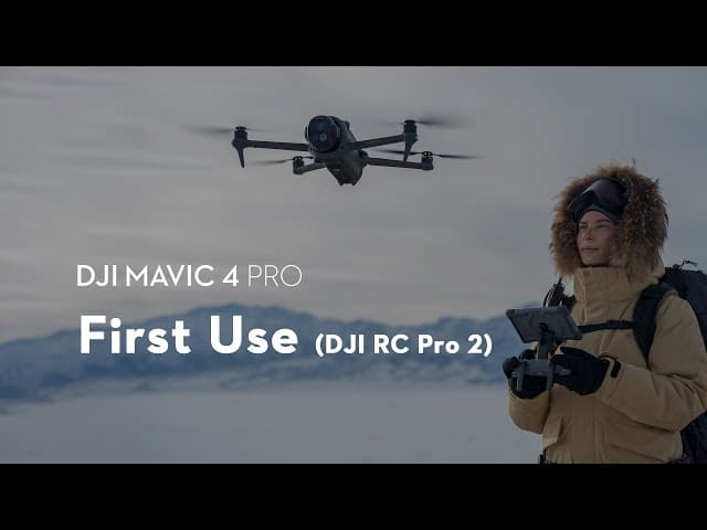 Första användningen med DJI RC Pro 2