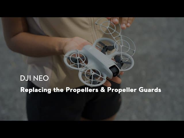 Byta propellrar och propellerskydd