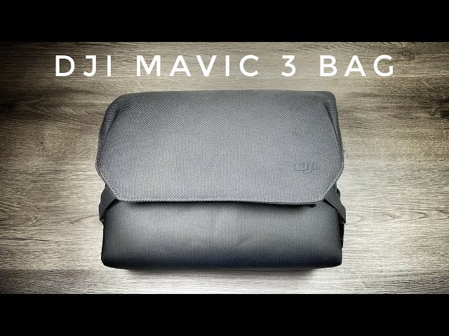  DJI Mavic 3 Convertible Carrying Bag Demonstration | Converts Into A Backpack 