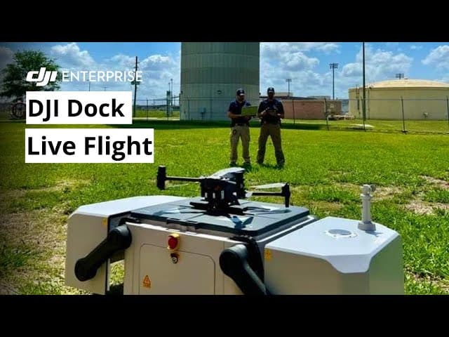 Live DJI Dock Flight Control Demo