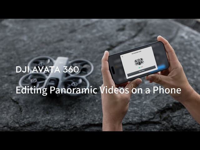 Redigera 360-film i telefonen (DJI, engelska)