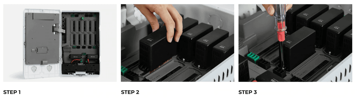 Installation av EcoFlow relämoduler