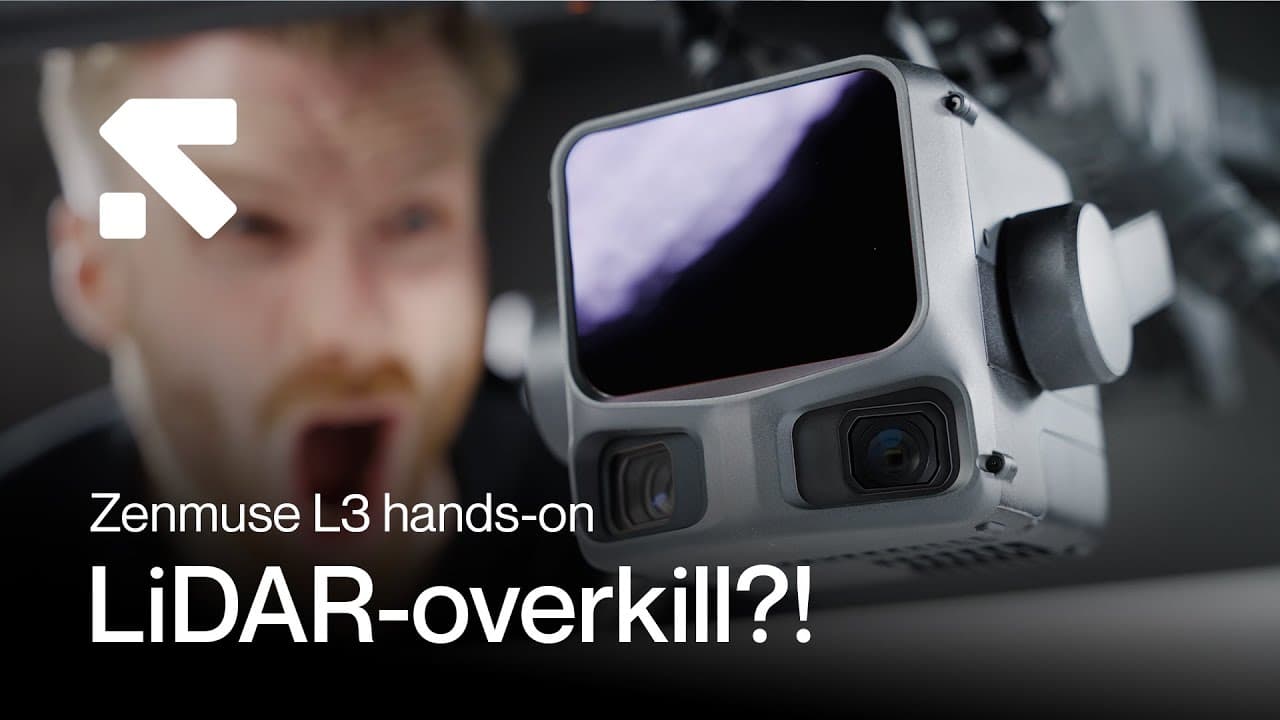 DJI Zenmuse L3 youtube-video Swedron