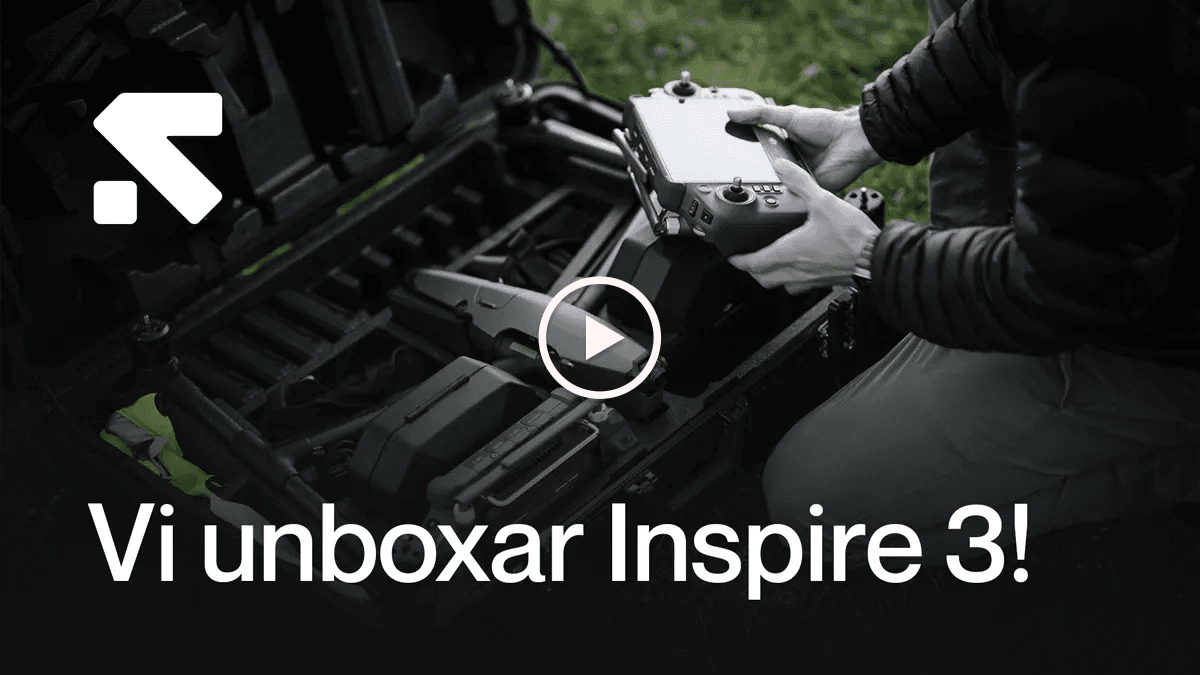 Bannerbild: Vi unboxar DJI Inspire 3!
