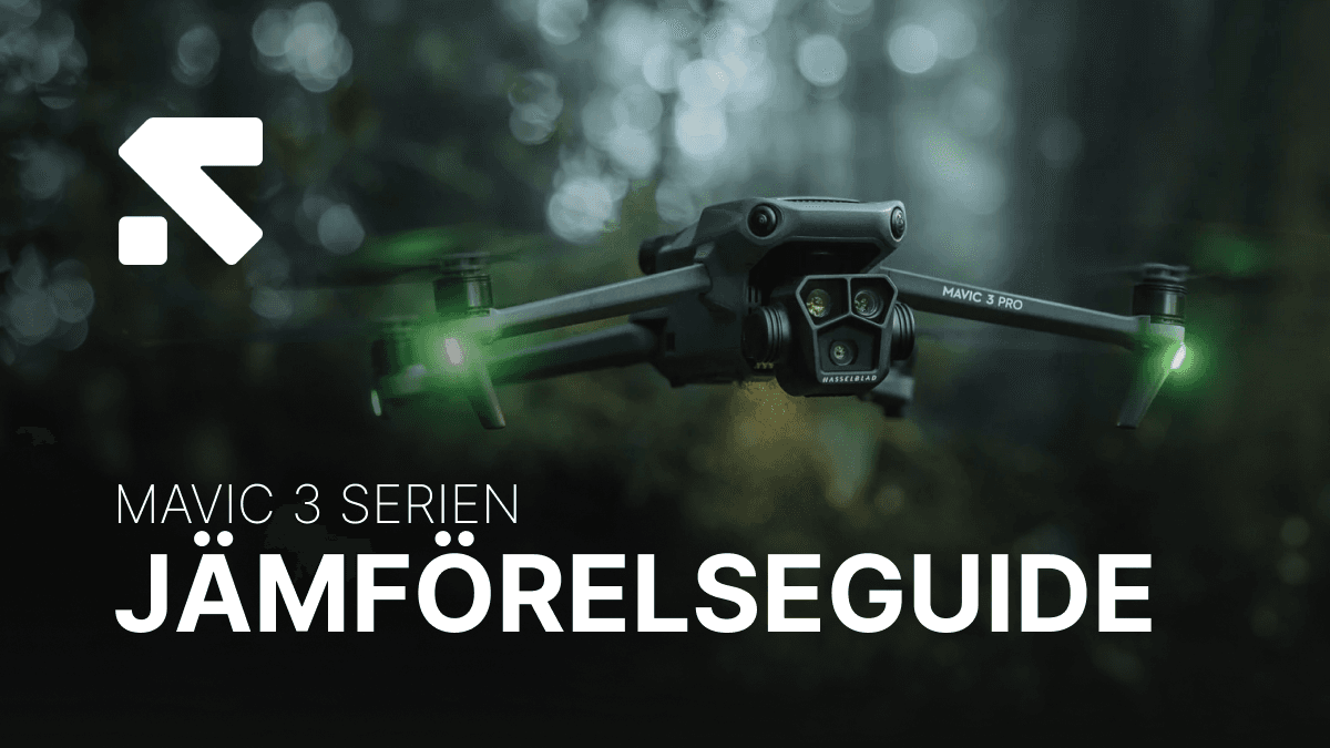 DJI Mavic 3 Pro, Mavic 3, Mavic 3 Classic - Jämförelseguide - banner
