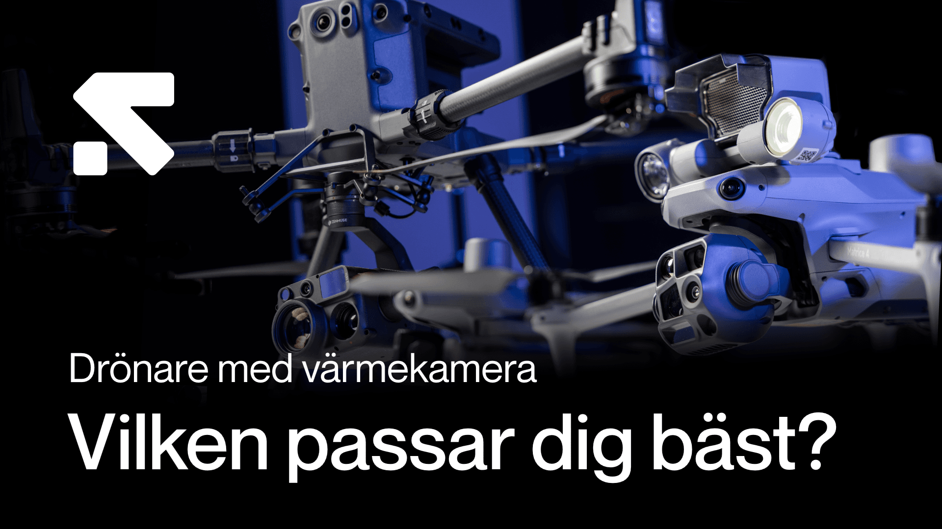Drönare med värmekamera - Köpguide: Mavic 3T, Matrice 4T, Matrice 30T och Matroce 350 RTK