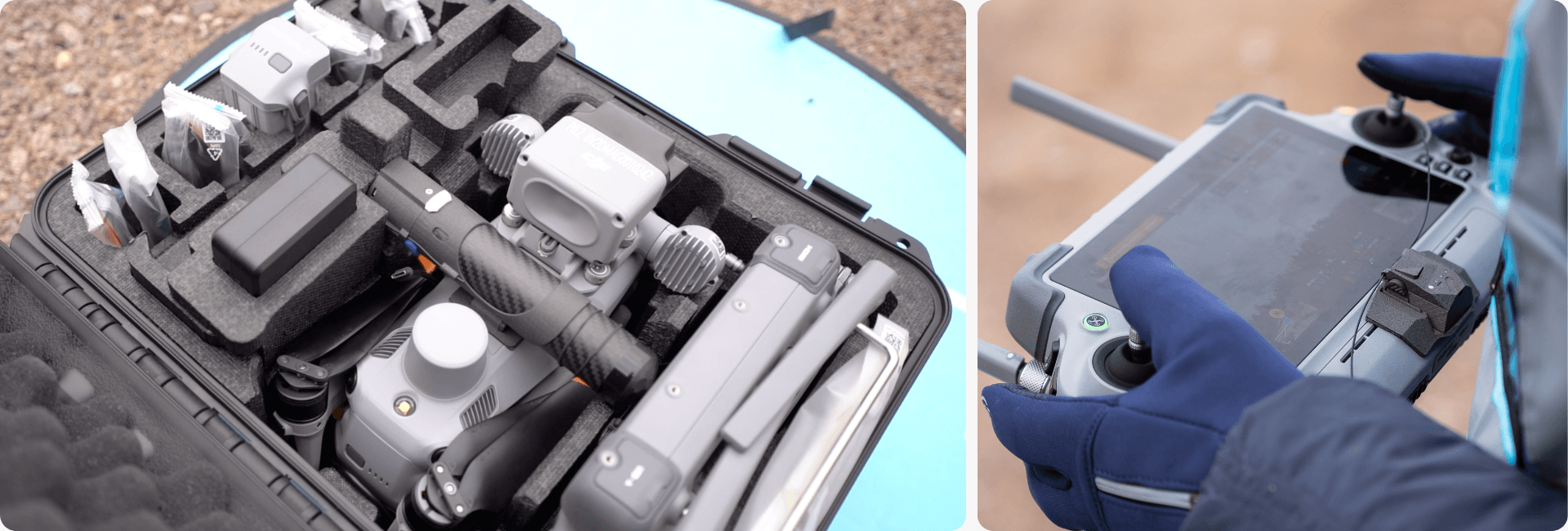 DJI Matrice 4 drönare med Kronos M4 Fallskärm från Dronavia