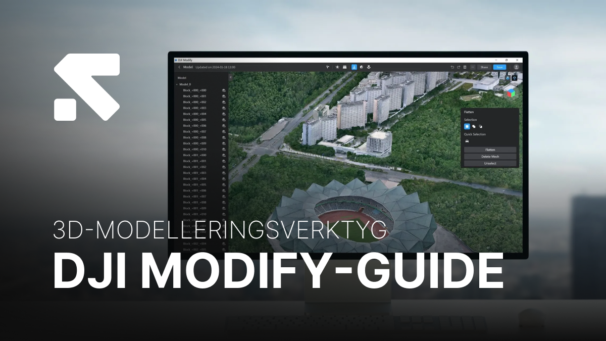 En komplett guide till DJIs 3D-modelleringsverktyg, DJI Modify - banner