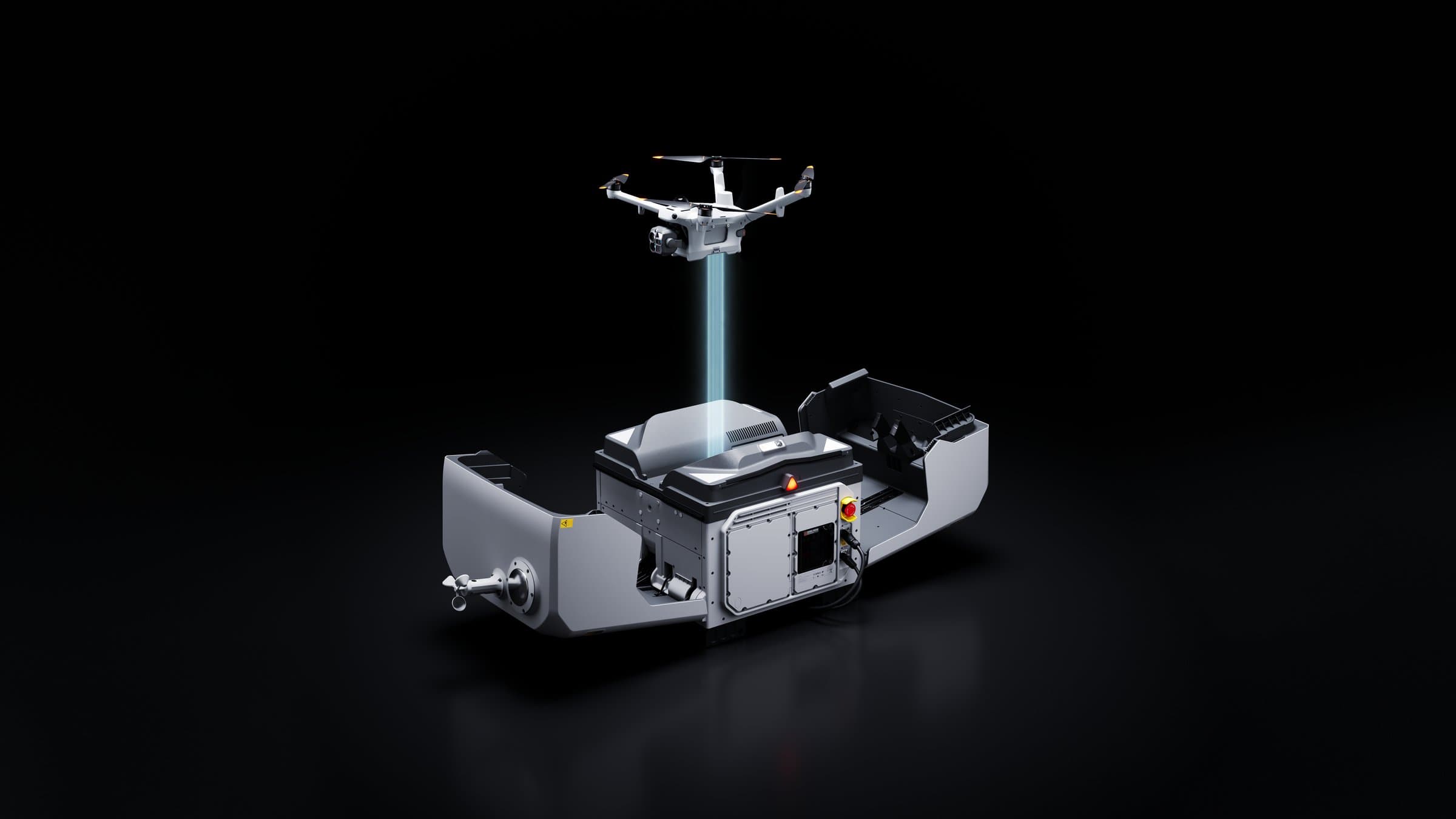DJI Dock 4 med Matrice 5TD. Bild: DJI.