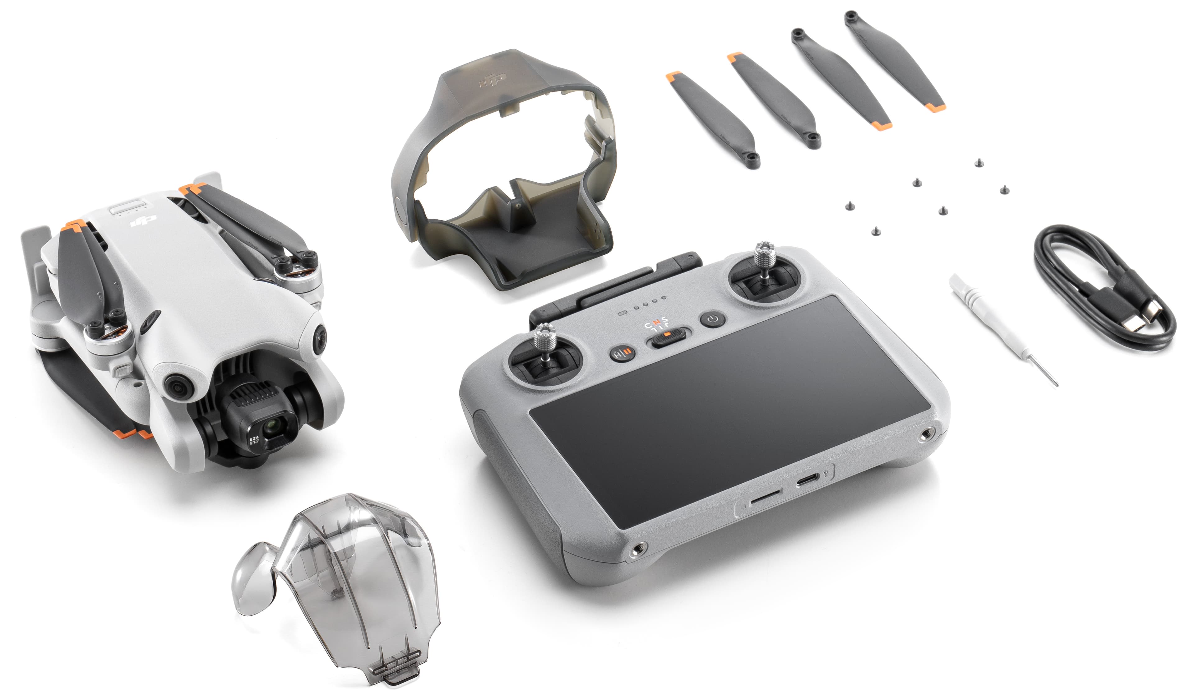 DJI Mini 4 Pro (DJI RC 2) - Vad följer med i lådan