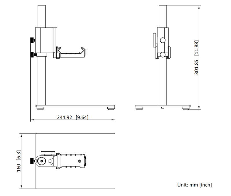 Pocket och Mini-seriens justerbara monteringsfäste