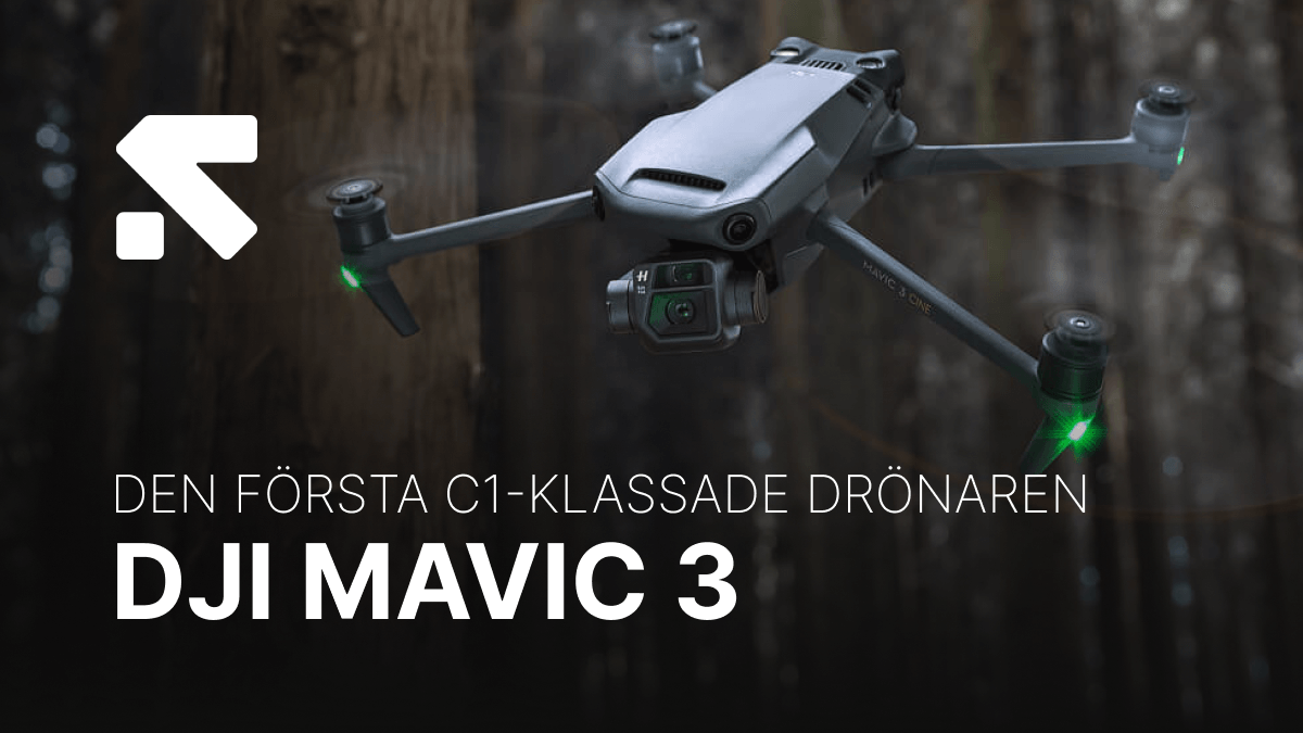DJI mavic 3 den första c1-klassade drönaren - banner första c1-klassade-blogg.png