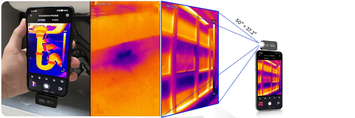 Hikmicro Mini2 - Termiska bilder och vidvinkel