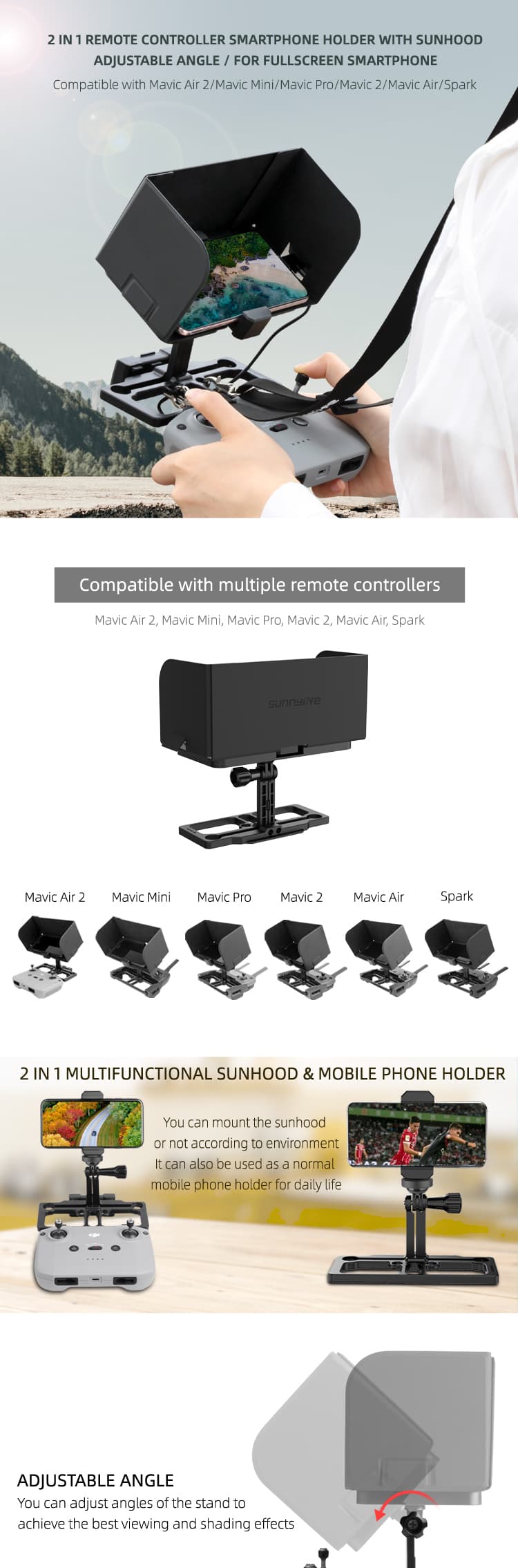 DJI RC-N1 skärmskydd