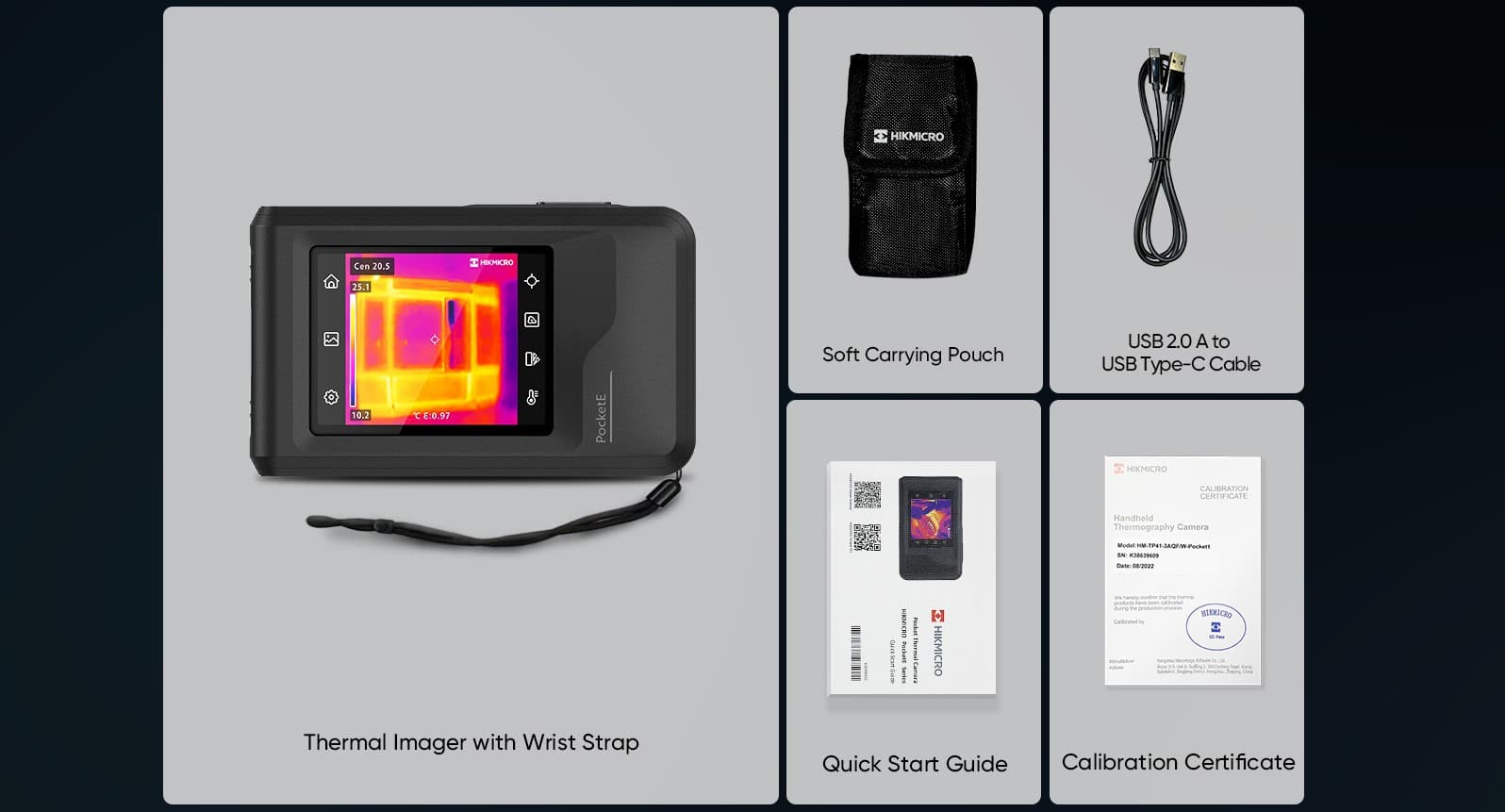 Hikmicro PocketE Whats in the box