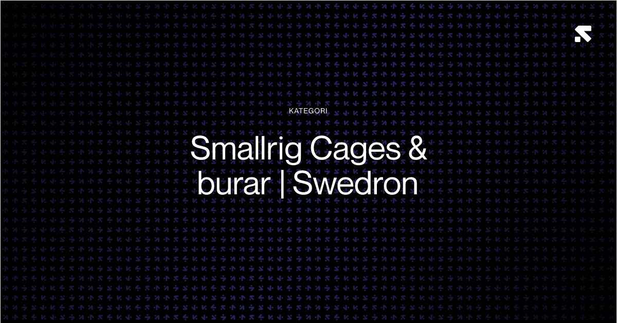 Smallrig Cages & burar | Swedron
